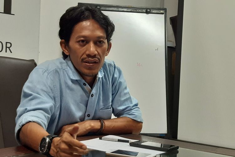 Wakil Koordinator Kontras Feri Kusuma di Kantor Kontras, Jakarta, Senin (2/12/2019).