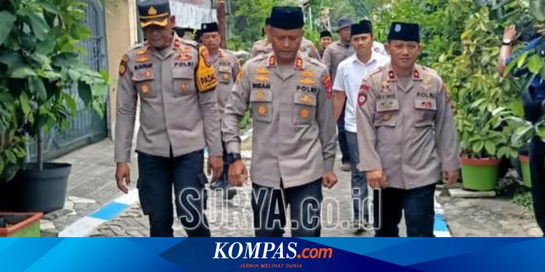 Kapolres Mojokerto Kunjungi Rumah Keluarga Korban Mutilasi di Lamongan