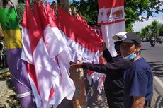 Meski Diobral, Pernak-pernik Agustusan Masih Sepi Peminat