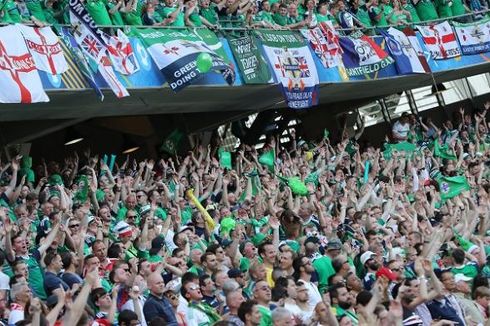 Sikap Santun Suporter Irlandia di Piala Eropa 2016 
