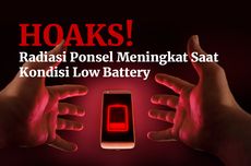 INFOGRAFIK: Hoaks! Radiasi Ponsel Meningkat Saat Kondisi Low Battery