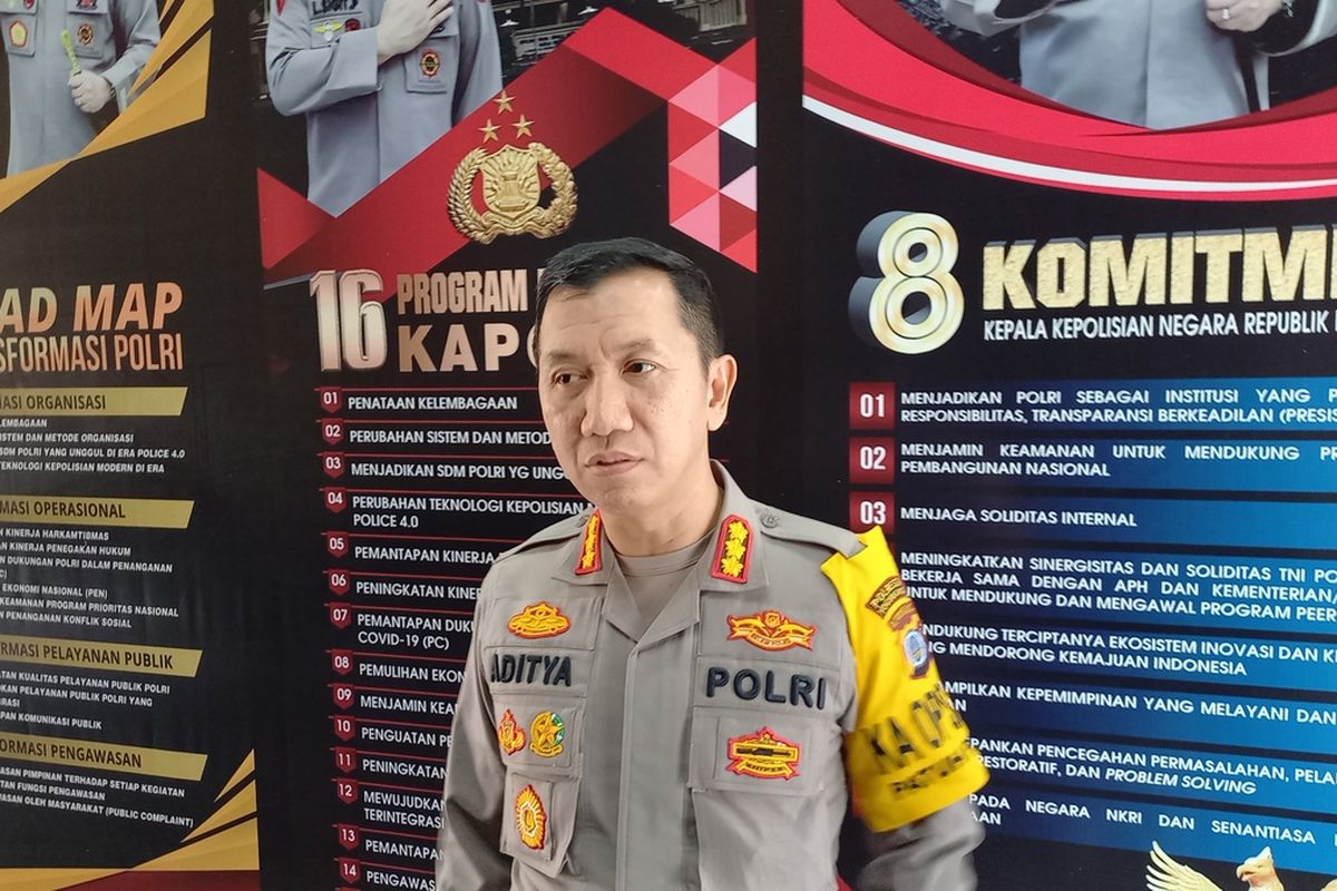 Kapolresta Yogyakarta, Kombes Pol Aditya Surya Dharma saat ditemui di Polresta Yogyakarta, Kamis (25/7/2024)