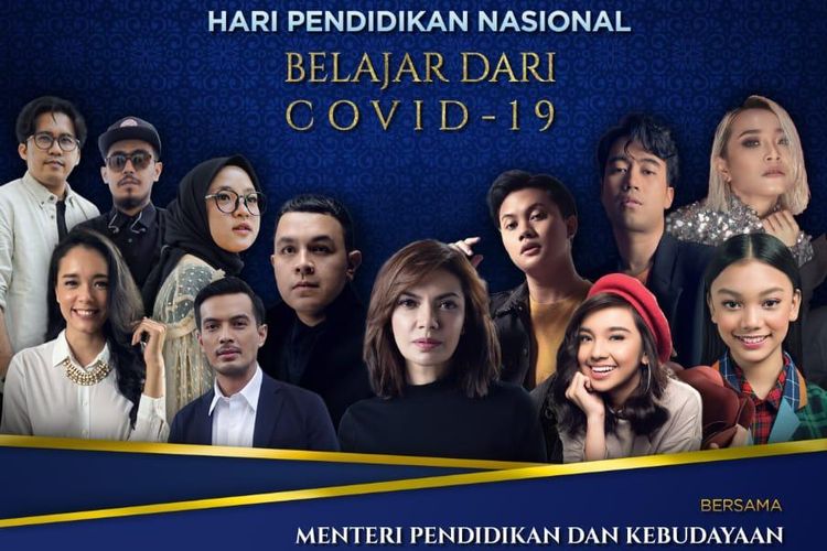 Peringatan Hari Pendidikan Nasional 2020 Kemendikbud mengangkat tema Belajar dari Covid-19 (2/5/2020).