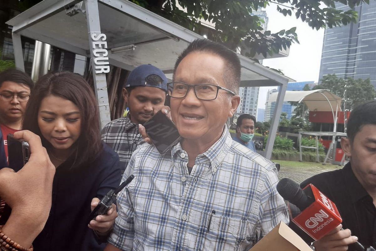 Eks Direktur Utama PT Mabua Harley-Davidsom setelah diperiksa penyidik KPK di Gedung Merah Putih KPK, Selasa (4/2/2020).