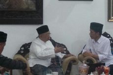 Di Bawah Lukisan Gus Dur, Jokowi-Gus Sholah Bicara Serius 