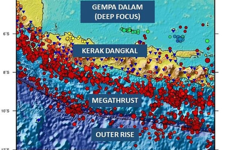 Zona Outer rise, megathrust, dan kerak dangkal. Zona outer rise seperti gempa Nias Barat, Jumat (14/5/2021) tidak bisa diabaikan karena bisa memicu tsunami.