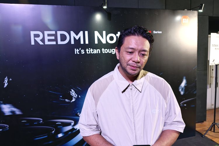 Marketing Director Xiaomi Indonesia, Andi Renreng ditemui di sela acara peluncuran Redmi Note 15 Series di Taman Ismail Marzuki, Cikini, Jakarta Pusat, Kamis (22/1/2026).
