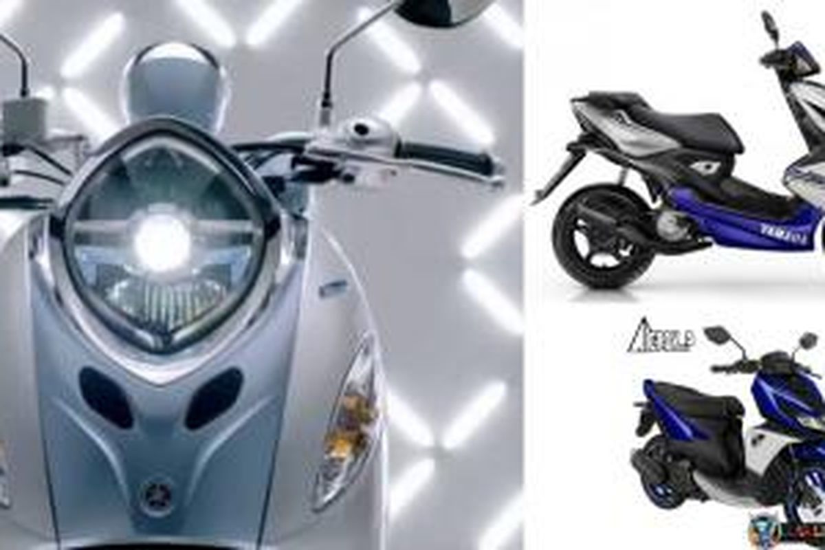Yamaha Fino 125 Blue Core dan Aerox 125 siap menjadi amunisi awal tahun.
