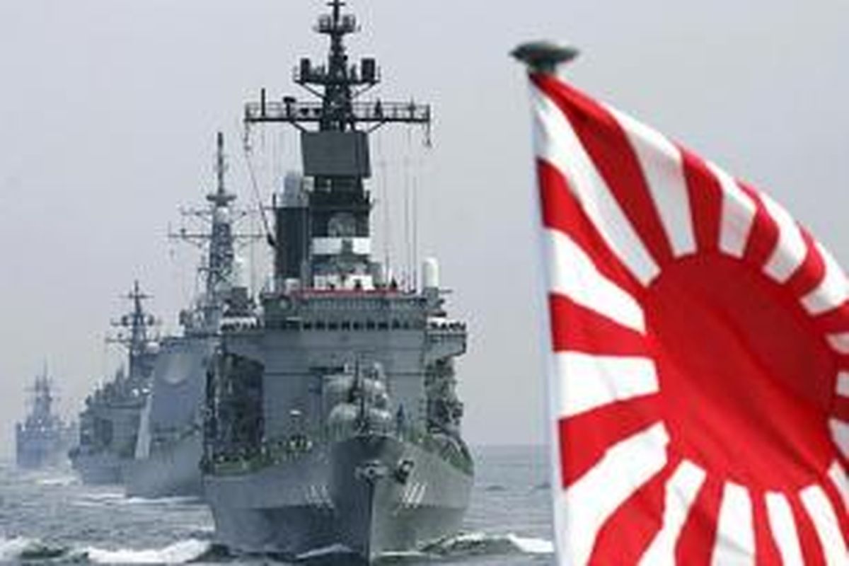 Angkatan laut Jepang.