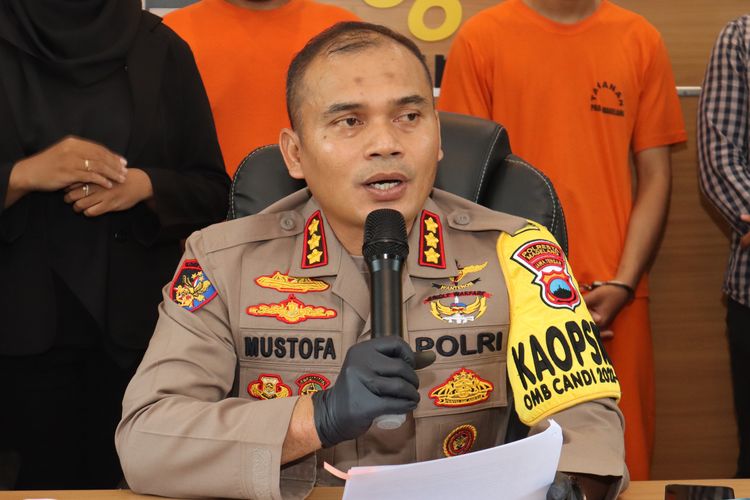 Kepala Polresta Magelang, Kombes Mustofa saat memberikan keterangan, Rabu (3/1/2024)