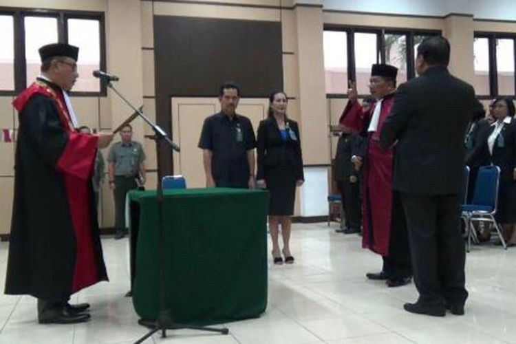 Hakim Binsar Gultom dilantik sebagai hakim tinggi di Kepulauan Bangka Belitung