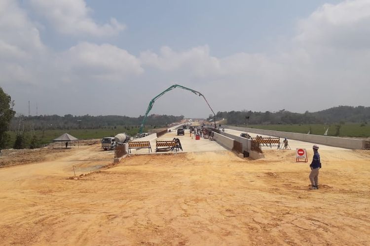 Jalan Tol Balikpapan-Samarinda Seksi V porsi pemerintah, Minggu (8/9/2019)