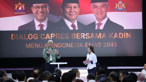 Berdialog dengan Kadin, Ganjar Kembali Bicara soal KPI Menteri