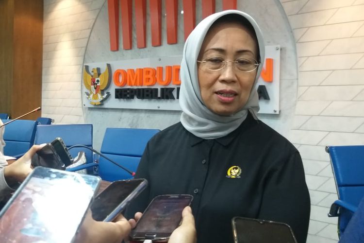 Anggota Ombudsman RI Ninik Rahayu di Kantor Ombudsman RI, Jakarta Selatan, Jumat (14/2/2020).