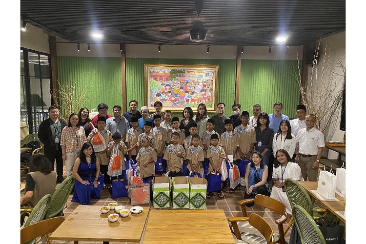 Amantara menggelar social gathering dan buka puasa bersama anak-anak yatim piatu dari Yayasan Mizan Amanah, Kalideres, Jakarta Barat.