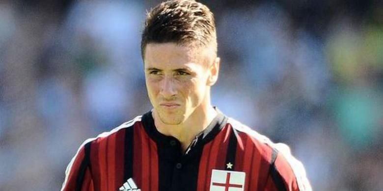 Penyerang AC Milan Fernando Torres.