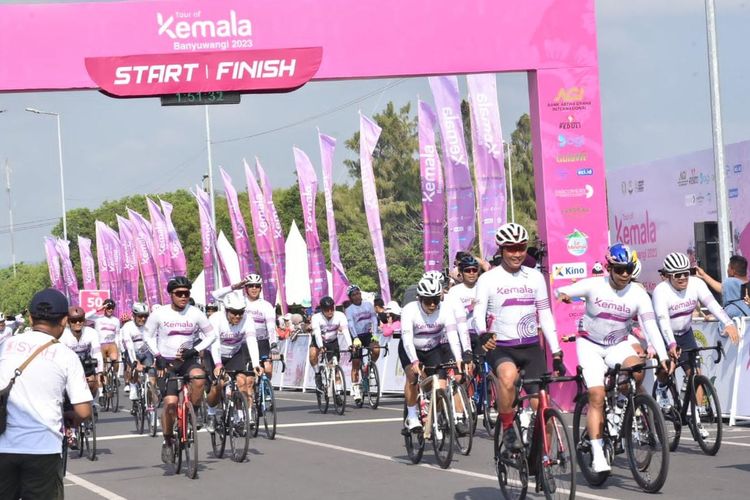 Tour of Kemala Bayuwangi 2023 yang berlangsung pada 7-8 Oktober 2023. 