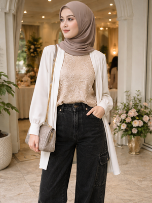 Baggy Jeans Hitam untuk Tampilan Chic