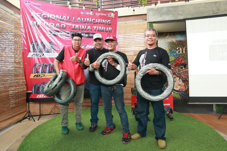 FDR perkenalkan ban baru, pakai bahan soft compound