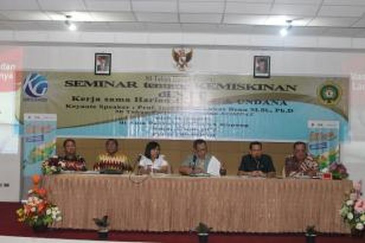 Seminar gizi buruk di NTT kerjasama harian Kompas dan Undana Kupang, Nusa Tenggara Timur (NTT)