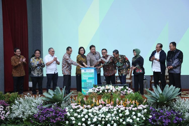 Rakor Tim Nasional OECD dan Peluncuran Portal Aksesi OECD di Jakarta, Kamis (3/10/2024).