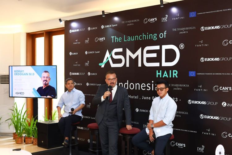 Asmed Hair buka layanan konsultasi transplantasi rambut di Indonesia, yang berlokasi di The Darmawangsa Hotel, Jakarta Selatan.