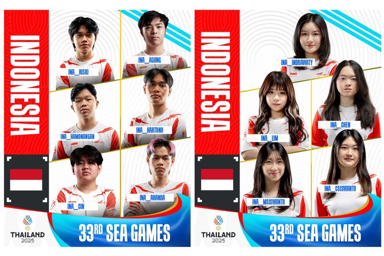 Roster Timnas Mobile Legends Indonesia Resmi Dirilis untuk SEA Games 2025