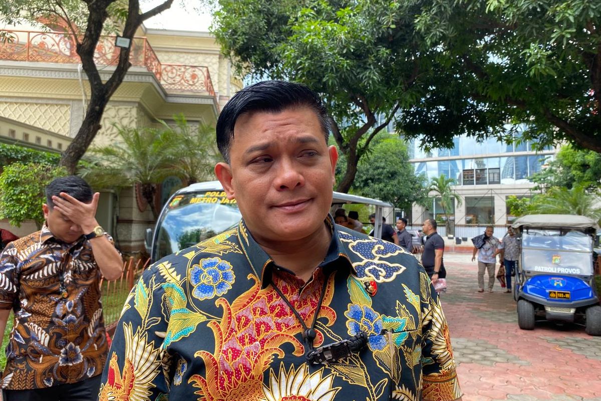 Direktur Reserse Kriminal Khusus Polda Metro Jaya Kombes Ade Safri Simanjuntak saat ditemui Jumat (2/2/2024). 