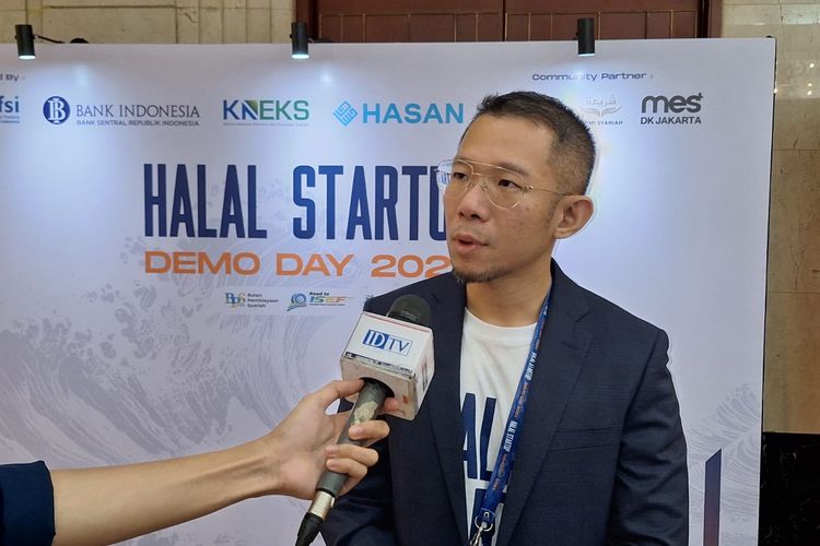 Ketua Umum Asosiasi Fintech Syariah Indonesia (AFSI) Ronald Yusuf Wijaya dalam acara HASAN Startup Demo Day Jakarta 2024, Rabu (7/8/2024).