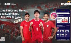 Kualifikasi Piala Dunia 2026, Bank Mandiri Jual Tiket Pertandingan Indonesia di Livin’ Sukha