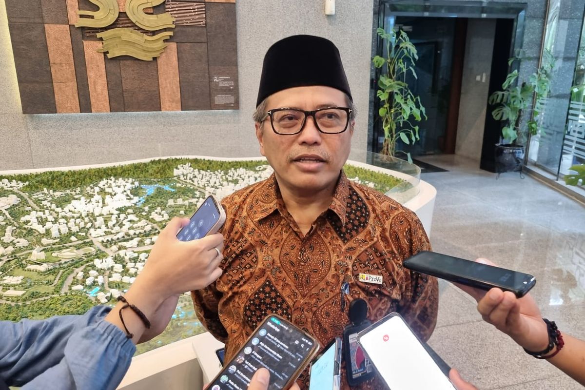 Sekjen Kementerian PUPR M Zainal Fatah saat ditemui di kantornya, Jakarta, Jumat (28/6/2024).