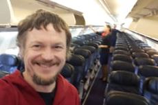 Unik, Pria Ini Jadi Penumpang Satu-satunya di Pesawat Menuju Italia
