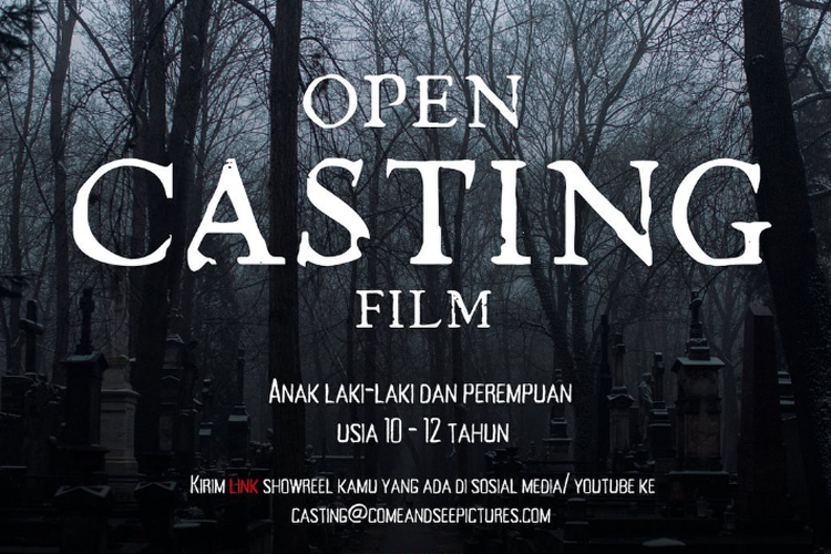 Poster open casting film Siksa Kubur