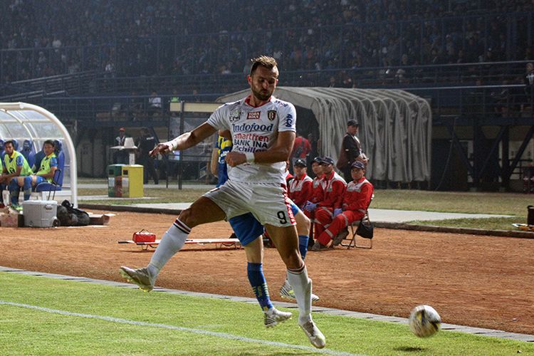 Pemain Bali United, Ilija Spasojevic. 