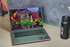 Melihat Laptop Tipis Acer Swift X 14 dari Berbagai Sisi