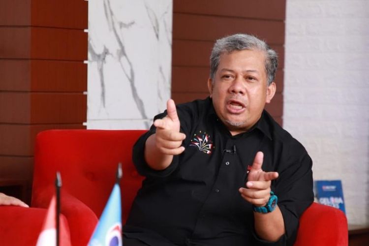 Wakil Ketua Umum (Waketum) Partai Gelombang Rakyat (Gelora) Indonesia, Fahri Hamzah.