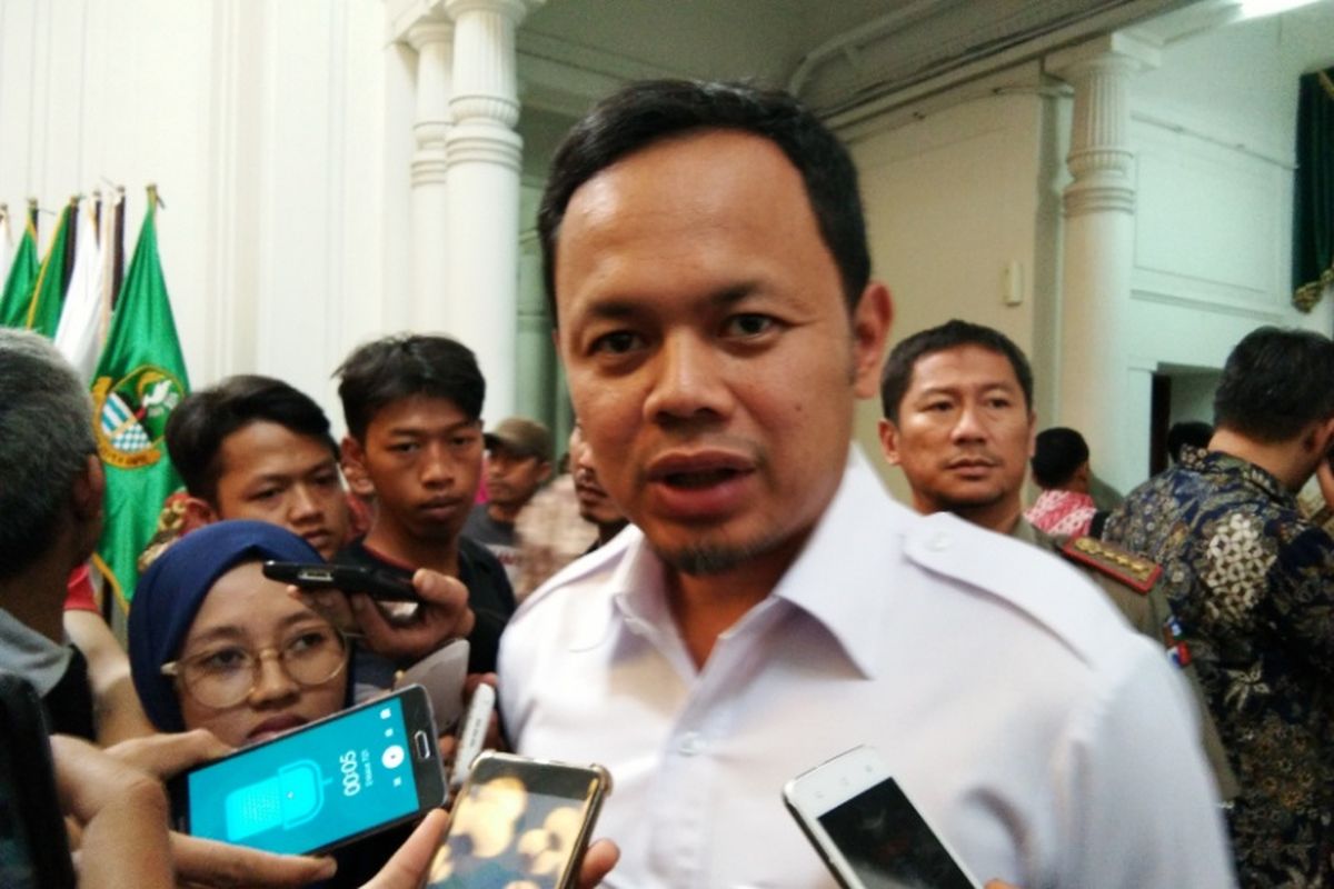 Kader Partai Amanat Nasional (PAN) Bima Arya saat ditemui di Aula Barat Gedung Sate, Jalan Diponegoro, Kamis (10/8/2017)