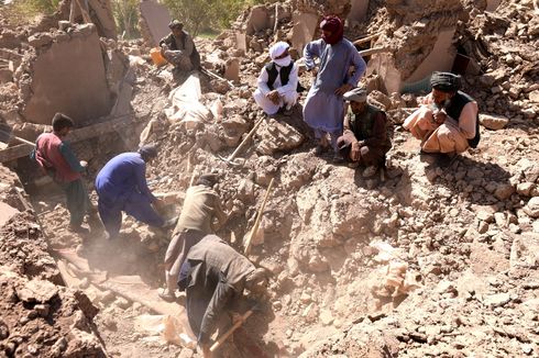 Kerugian Besar Gempa Afghanistan, Ribuan Rumah Rata dengan Tanah