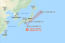 Typhoon Hagibis Mendekati Jepang, Tagar #SaveJapan Muncul di Twitter