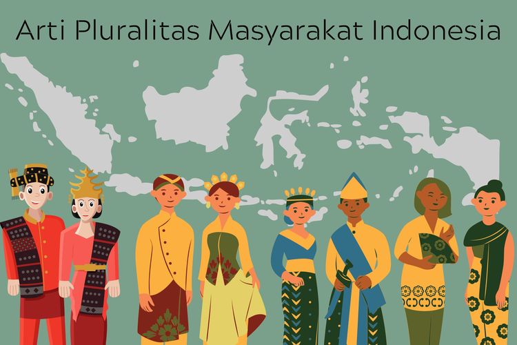 Pluralitas masyarakat Indonesia memiliki arti yang sama dengan kemajemukan bangsa Indonesia.