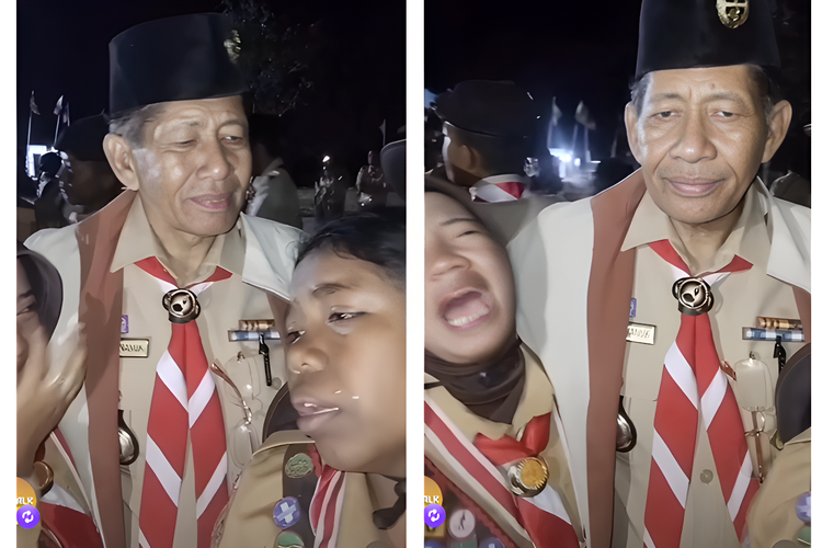 Viral Siswi Pramuka Ende Menangis di Pelukan Ketua Kwarda NTT, Tak Ada Biaya ke Jambore