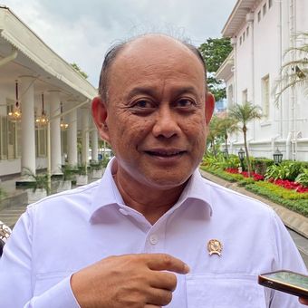 Kepala Badan Gizi Nasional (BGN) Dadan Hindayana di Kompleks Istana Kepresidenan, Jakarta Pusat, Rabu (22/1/2025).