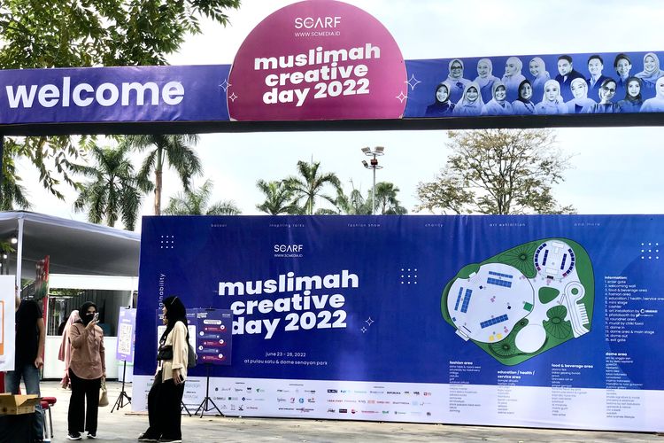 Bertempat di Pulau Satu dan Dome Senayan Park, Jakarta, Muslimah Creative Day 2022 digelar mulai 23 Juni hingga 26 Juni 2022. 
