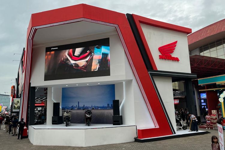 Ilustrasi booth Honda di Jakarta Fair Kemayoran 2025
