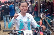 3 Srikandi Downhill Indonesia Kalahkan Pebalap Selandia Baru di Batu