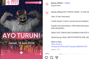 BEM UI Akan Demo di Bundaran HI Jumat Besok, Apa Tuntutannya?