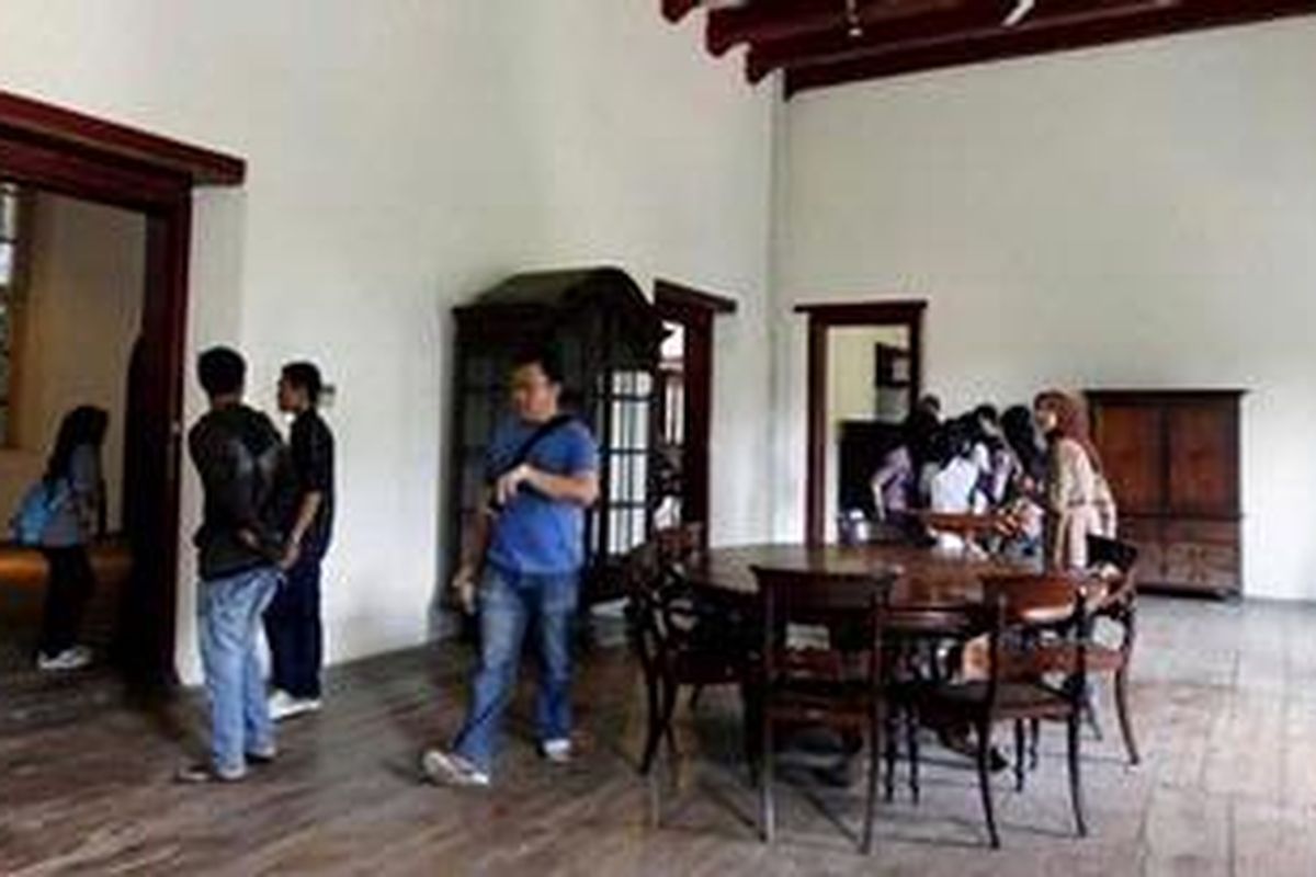 Lantai dua dari Museum Sejarah Jakarta atau kerap dikenal dengan sebutan Museum Fatahillah, di Jakarta Barat.