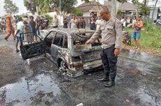 Mobil Pembawa Tabung Elpiji di Sleman Hangus Terbakar, Diduga Korsleting