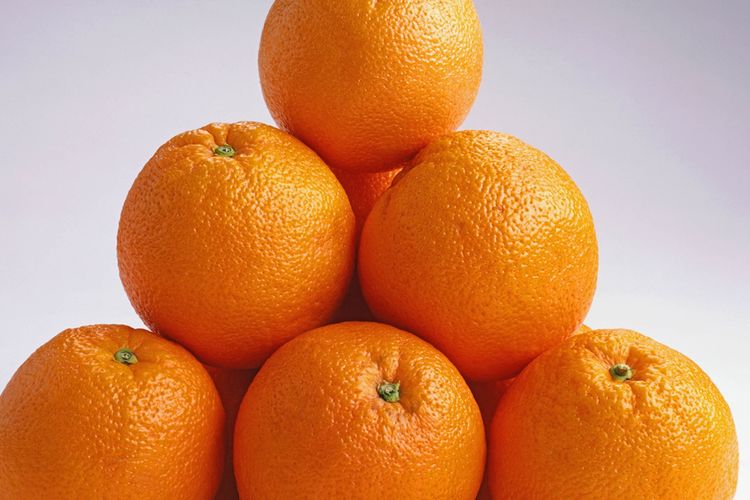 Ilustrasi buah jeruk. 