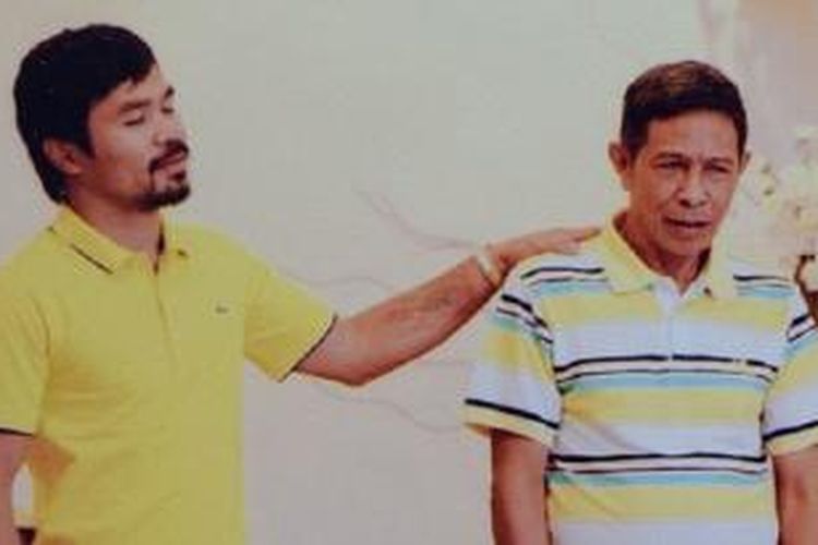 Manny Pacquiao dan ayahnya, Rosalio